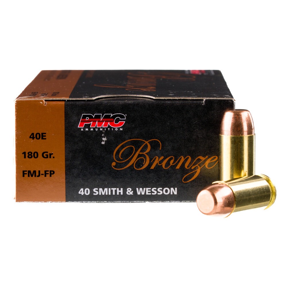 PMC Bronze .40 S&W 50rds FMJ-FP 180 Grain [FC-741569070454]