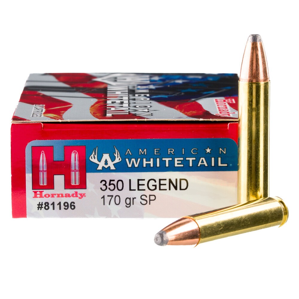 Hornady .350 Legend 170gr InterLock JSP 20 Rounds [FC90255811964]