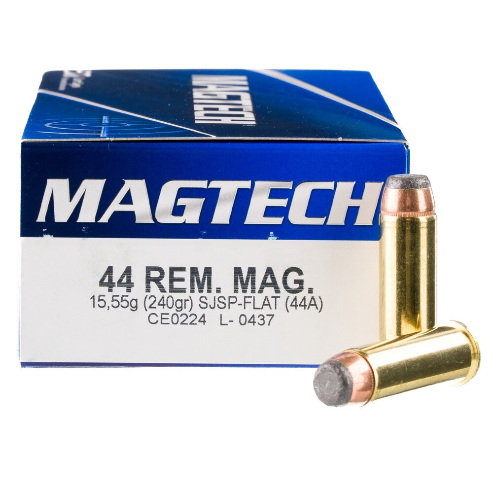 Magtech .44 Magnum Ammo 50rds SJSP 240gr [FC-754908164318]