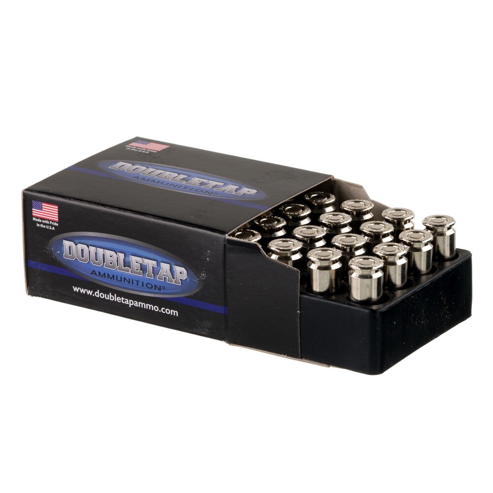 DoubleTap Equalizer 10mm Auto Ammo – 190 Grains JHP/ball, 20 Rounds