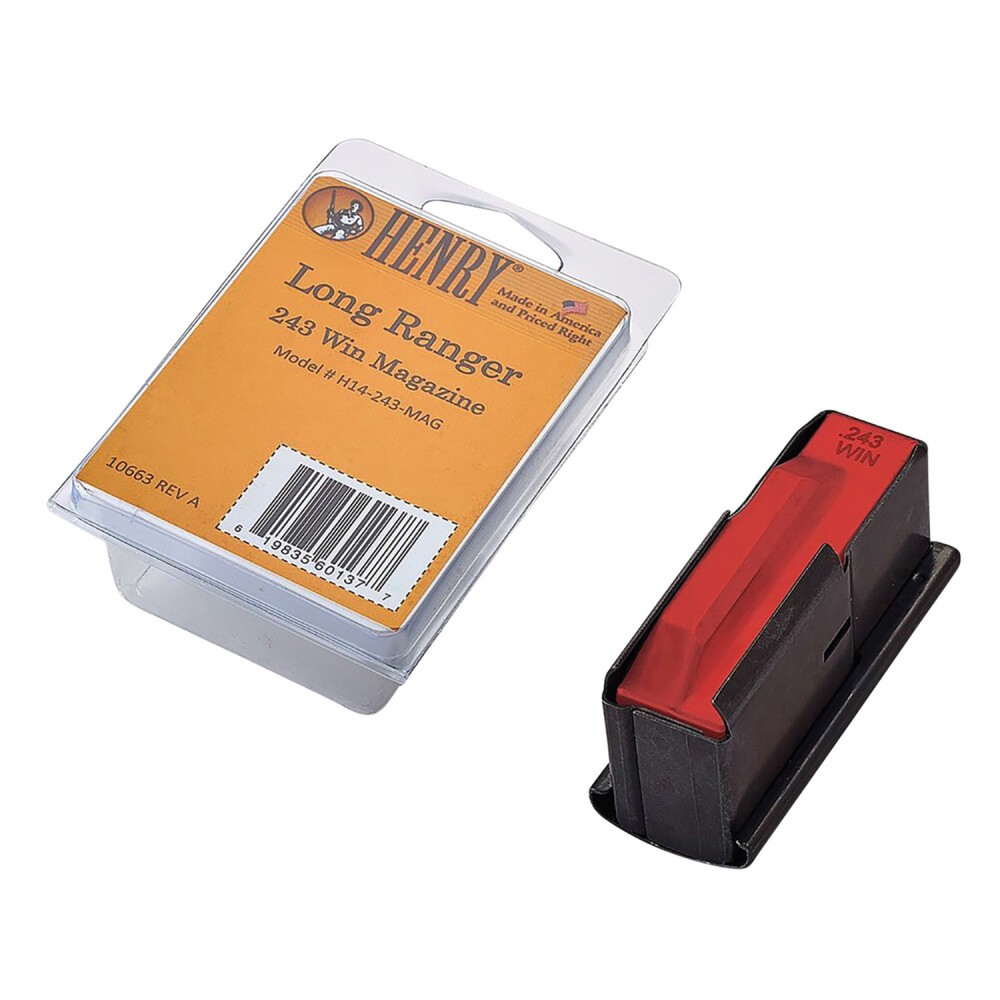 Henry Long Ranger Magazine .243 Win 4 Rounds Black [FC-619835601377]