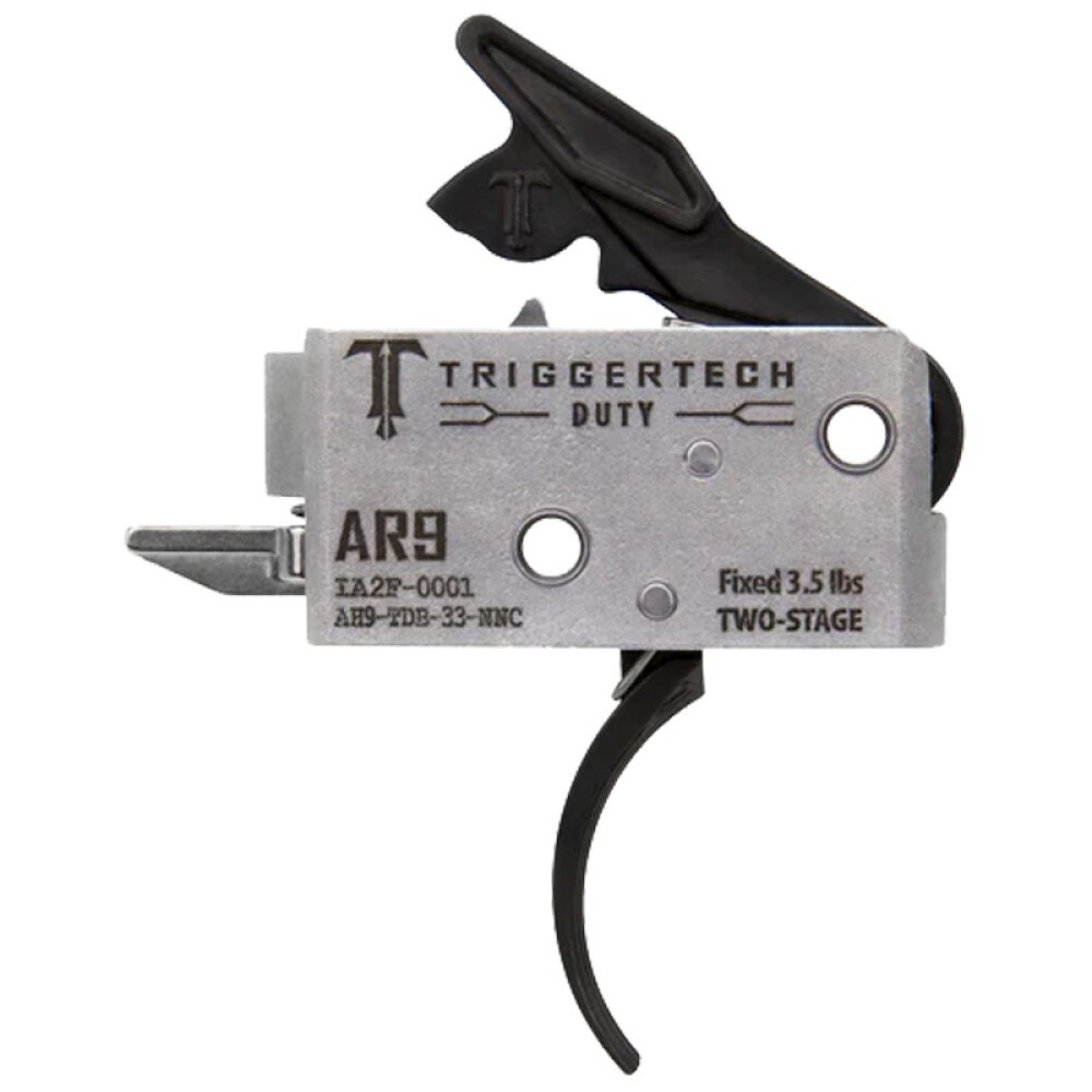 TriggerTech AR9 Duty Two-Stage Curved Trigger 3.5 lbs [885768003759]