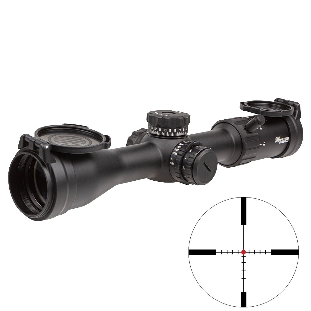 Sig Whiskey 4 3-12x44 Scope BDC-1 Illuminated [798681682065]
