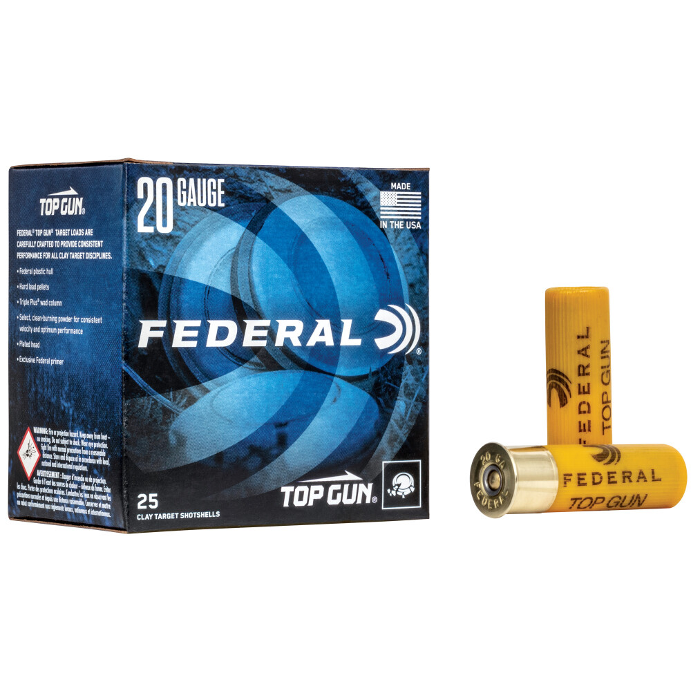Federal Top Gun 20 Gauge Ammunition 2-3/4