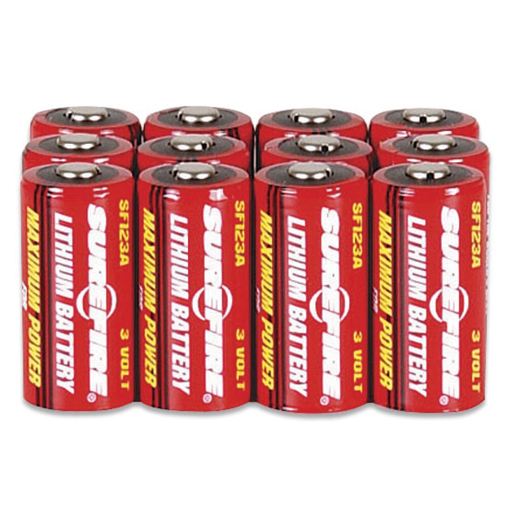 SureFire CR123A Batteries 12 Pack SF12BB [84871820134]