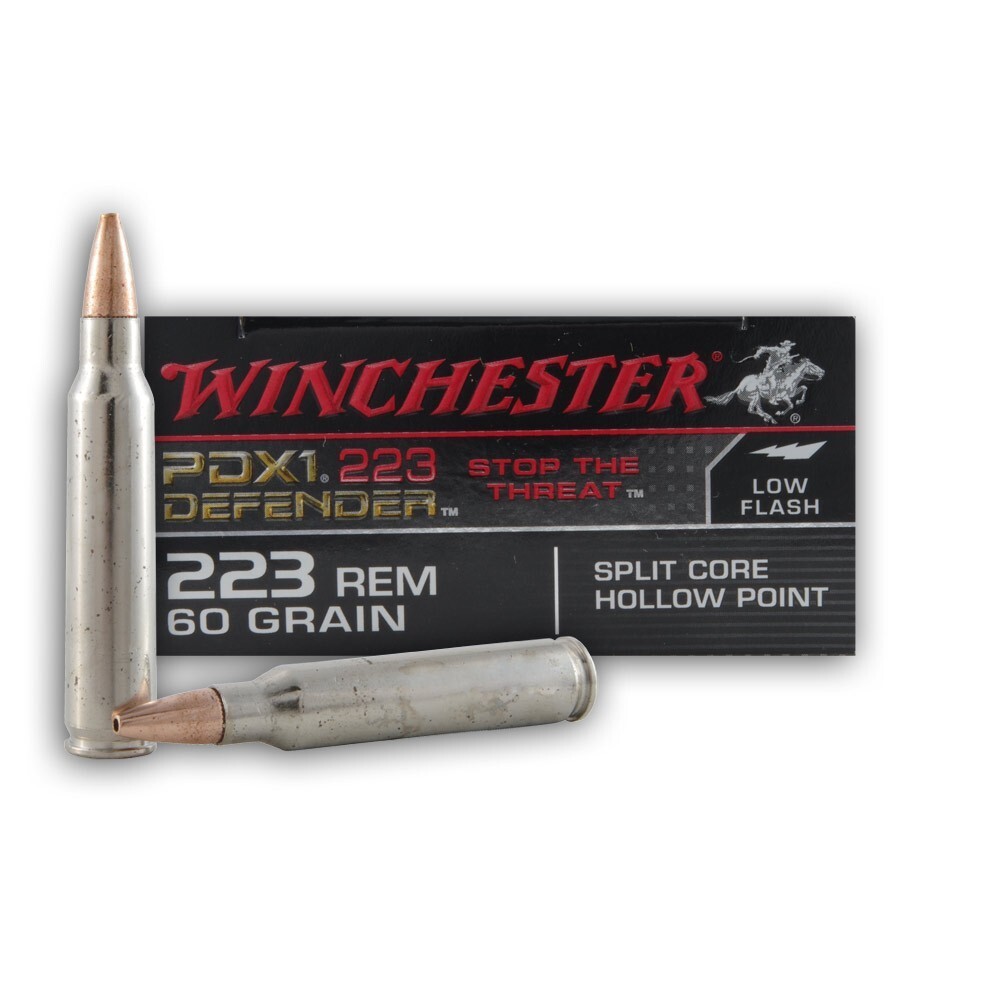 Winchester PDX1 223 Rem 60 Grain Bonded HP 20 Round Box [FC