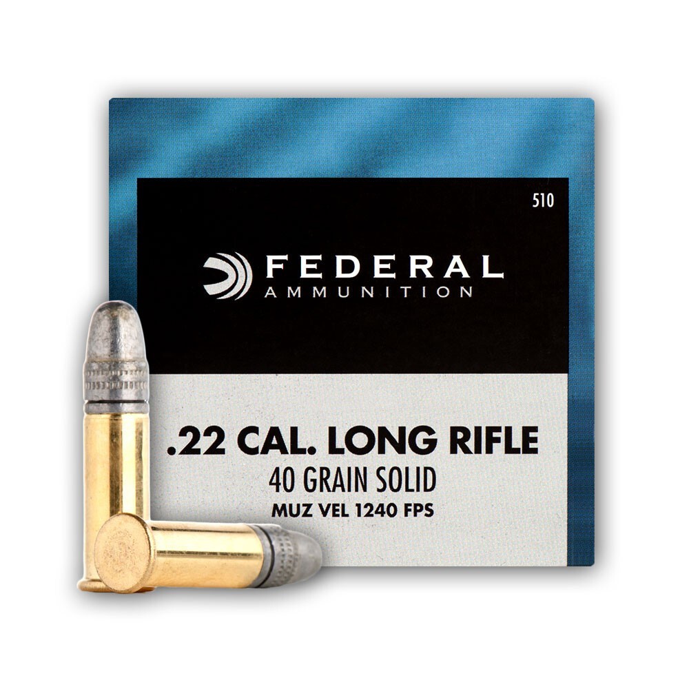 Federal Champion .22 LR Ammunition 5000 Rounds LRN 40 Grain [FC ...