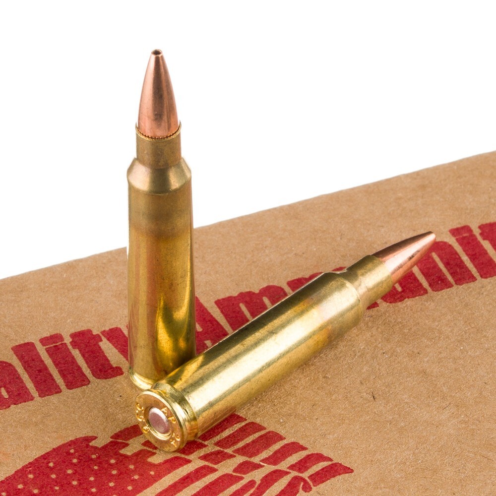 American Quality 5.56 NATO Ammunition 250 Rounds OTM 77 Grains