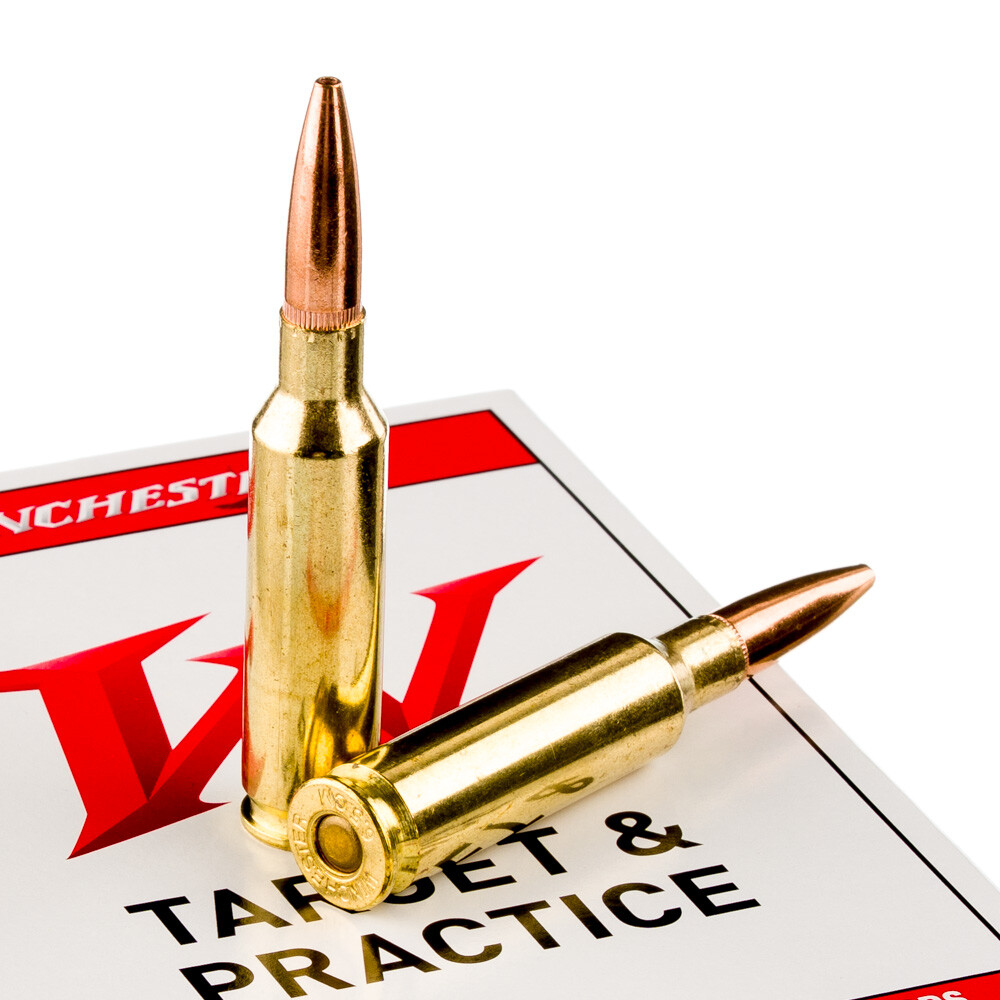 Open Tip Range Rounds Winchester USA 6.5 Creedmoor Ammunition 200 Rounds 125 Grain Open Tip ...