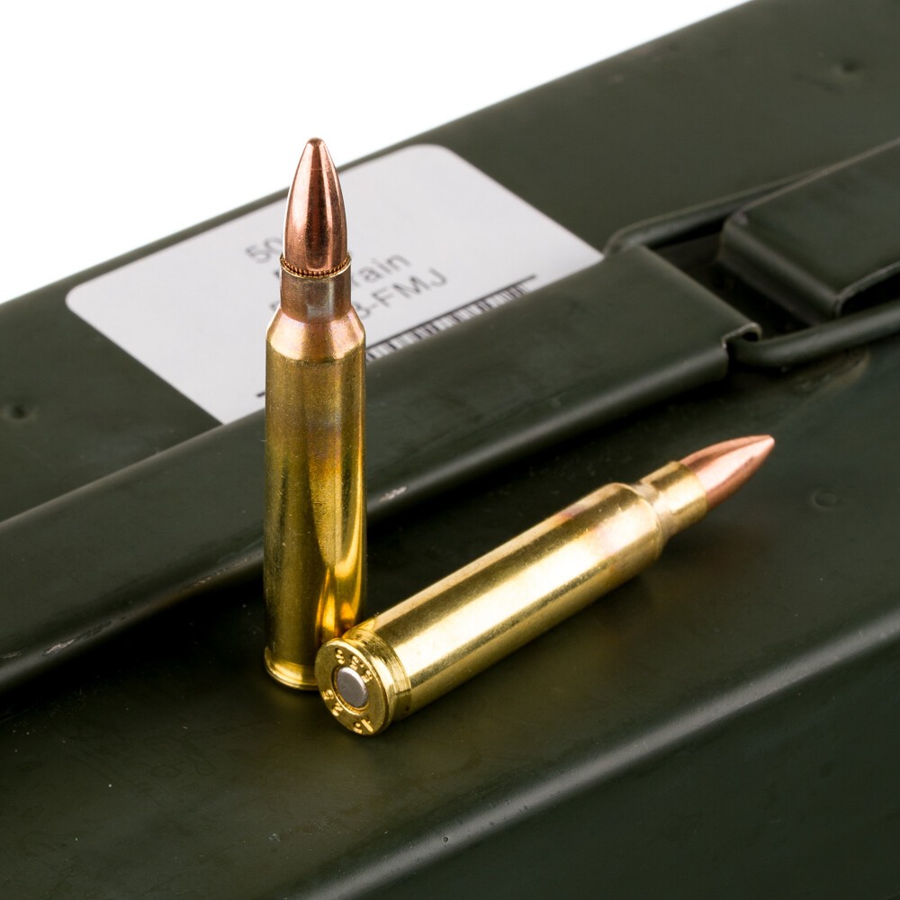 American Quality 5.56 NATO 55gr FMJ 500rds in Ammo Can