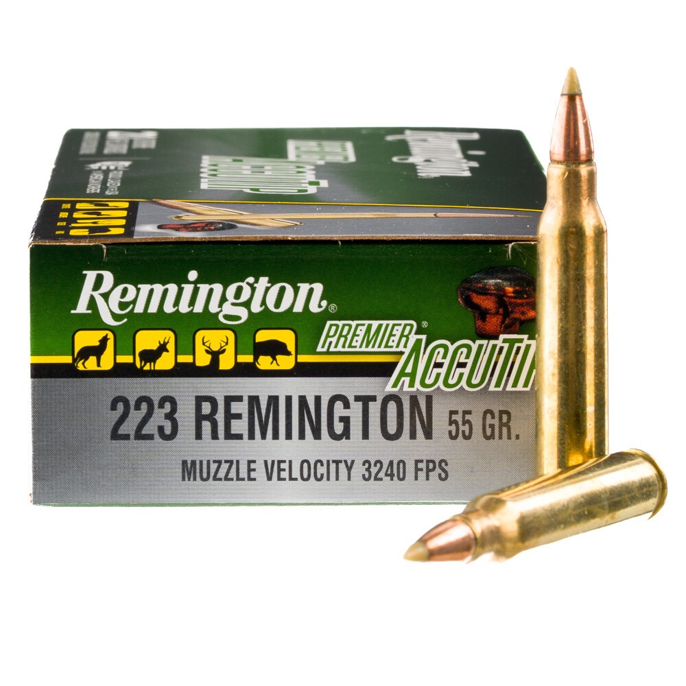 Remington .223 Rem AccuTip-V 55 Gr 20 Rounds [FC-47700381701]