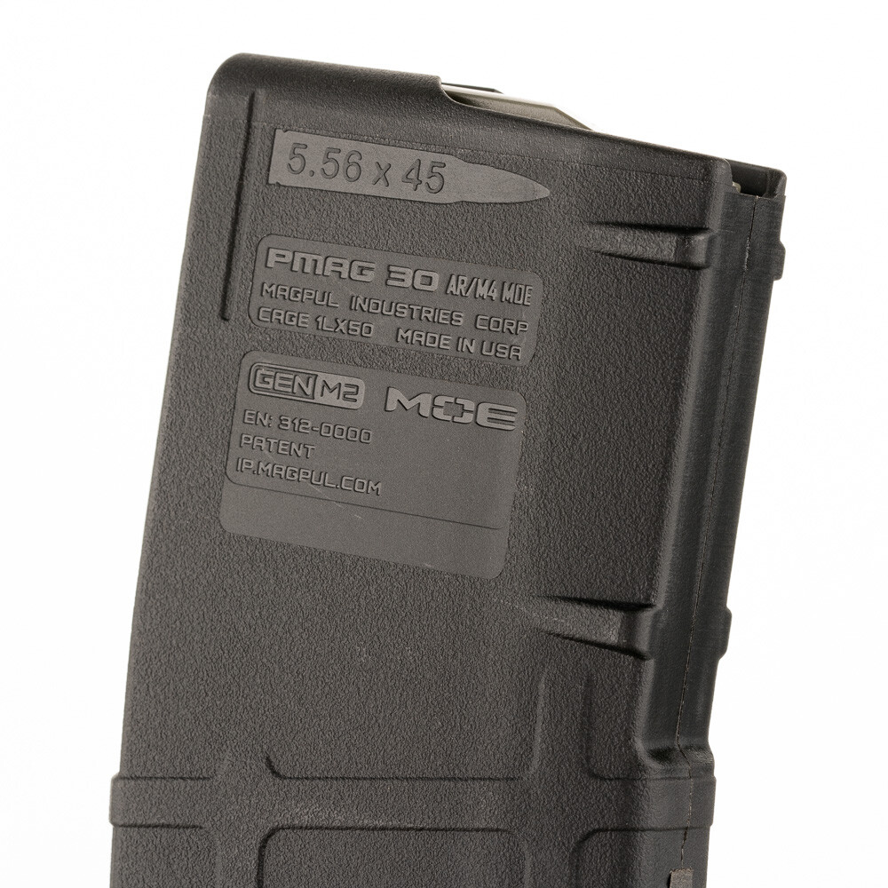 Magpul 30 Round Black MagLevel Pmag, Window: MGW