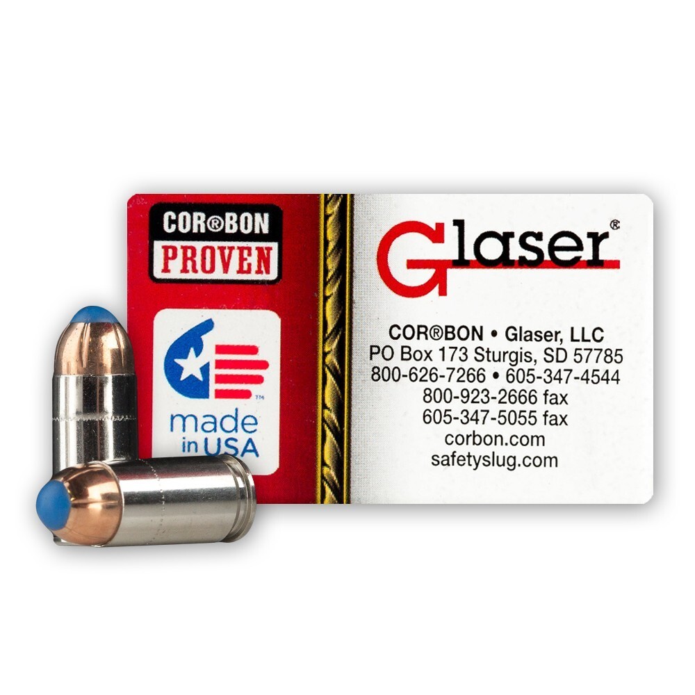 Cor-Bon Glaser Blue 9mm Luger +P Blue Safety Slug #12 Shot, 80 Grain ...