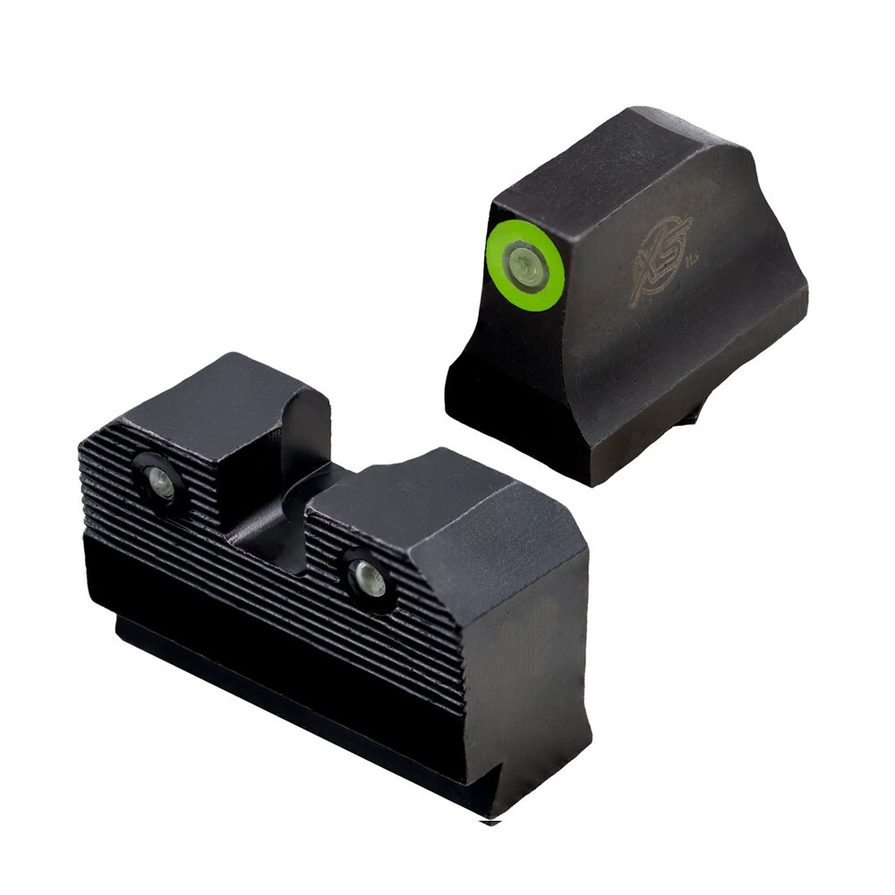 XS R3D 2.0 Suppressor Height Night Sights Glock Green [647533003858]