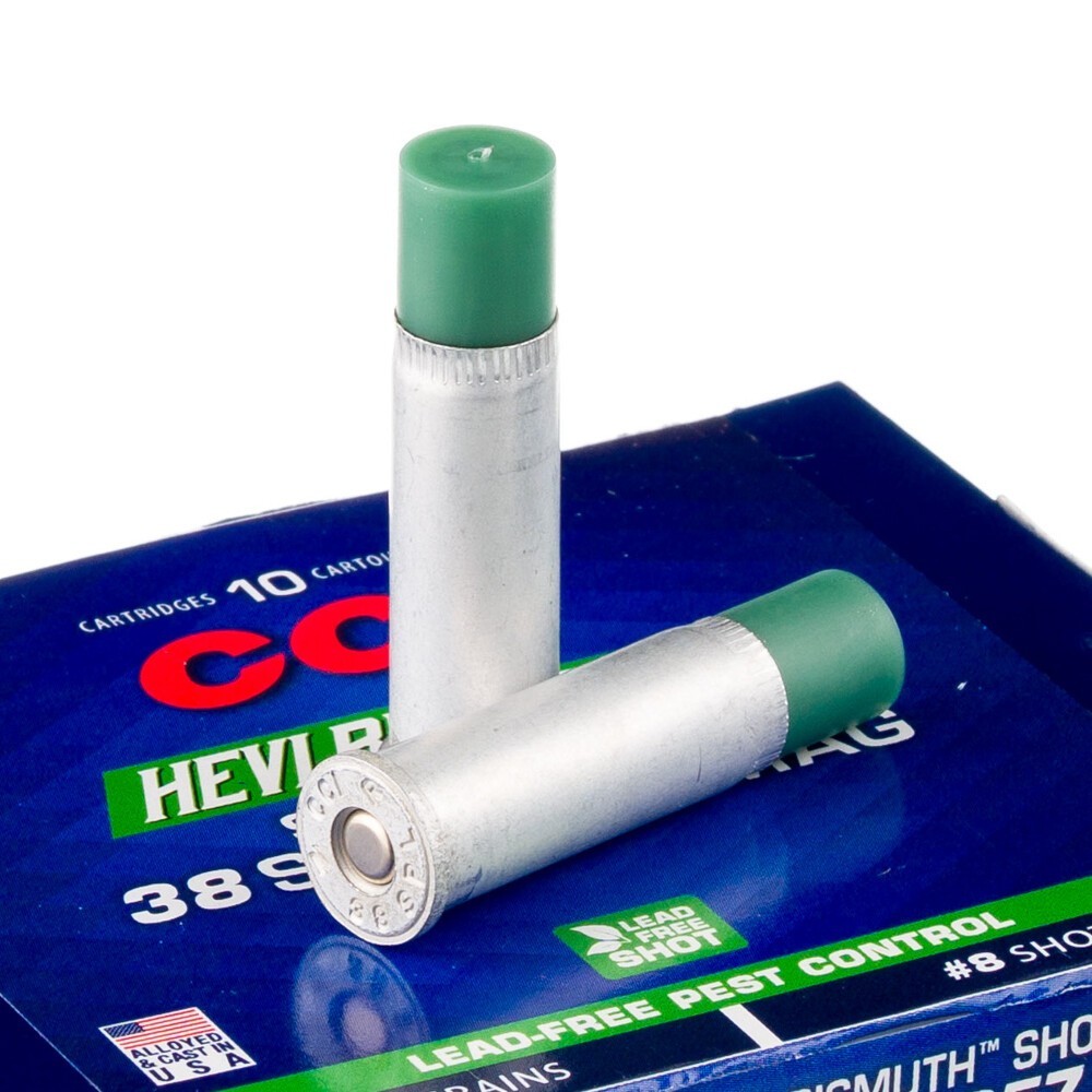 CCI .38 Special Ammunition 10 Rounds #8 Bismuth Shot 80 Grains