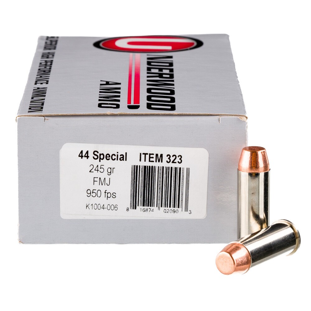 Underwood Ammo .44 Special Ammo 50 Rds FMJ-FN 245 Gr [816874020903]