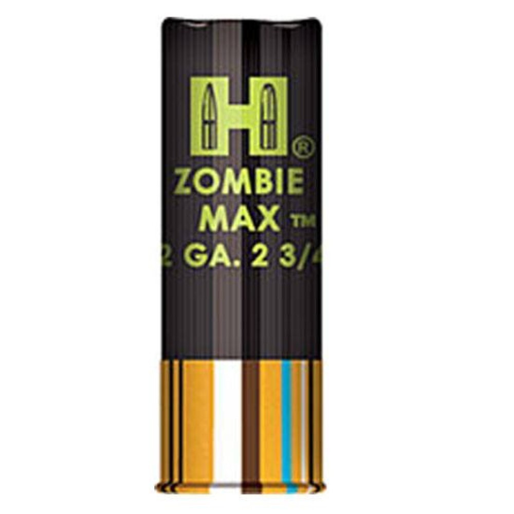 Hornady Zombie Max 12 Gauge 00 Buckshot 8 Pellet 10 Round Case