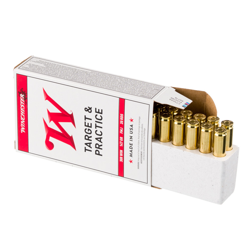 Winchester USA .308 Winchester 200rds FMJ 147gr [FC-50020892212638]