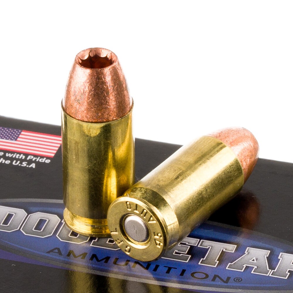 DoubleTap .45 ACP +P 160 Grain TAC-XP Copper HP 20 Rds [91037282477]