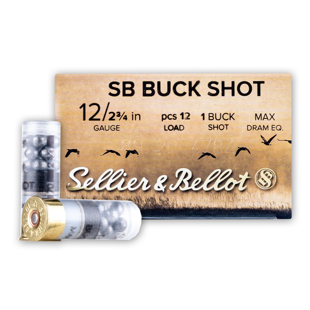 Sellier & Bellot 12 Gauge Ammunition 250 Rounds 2-3/4