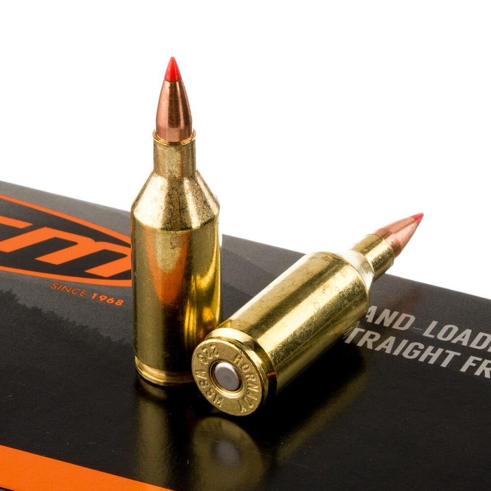 HSM Varmint .223 WSSM Ammunition 20 Rounds V-MAX 55 Grains