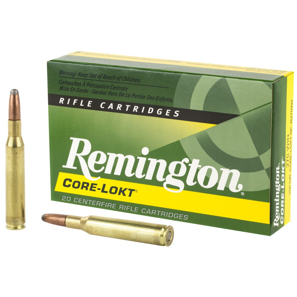 Remington .270 Win CoreLokt PSP 150 Gr 20 Rnds [FC47700053103]