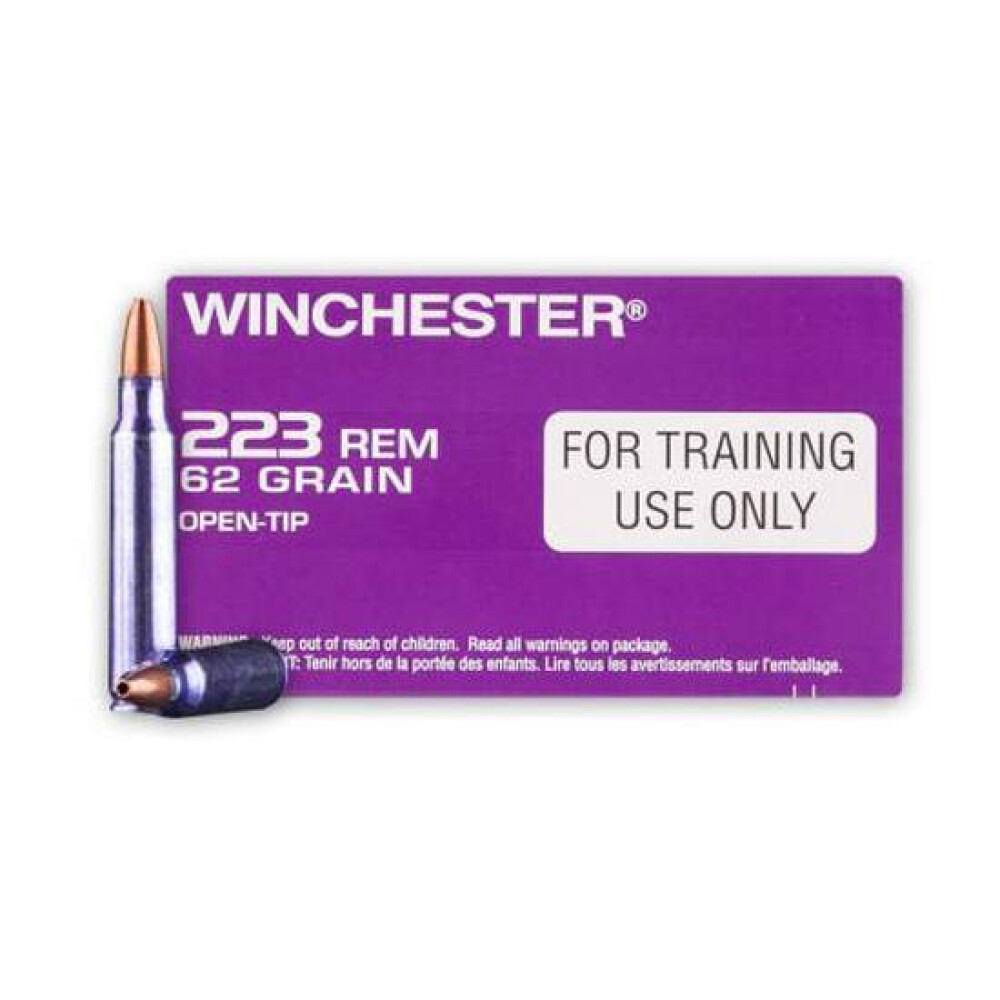 Winchester LE Training Ammunition .223 Remington 20 Rounds 62 Grain ...
