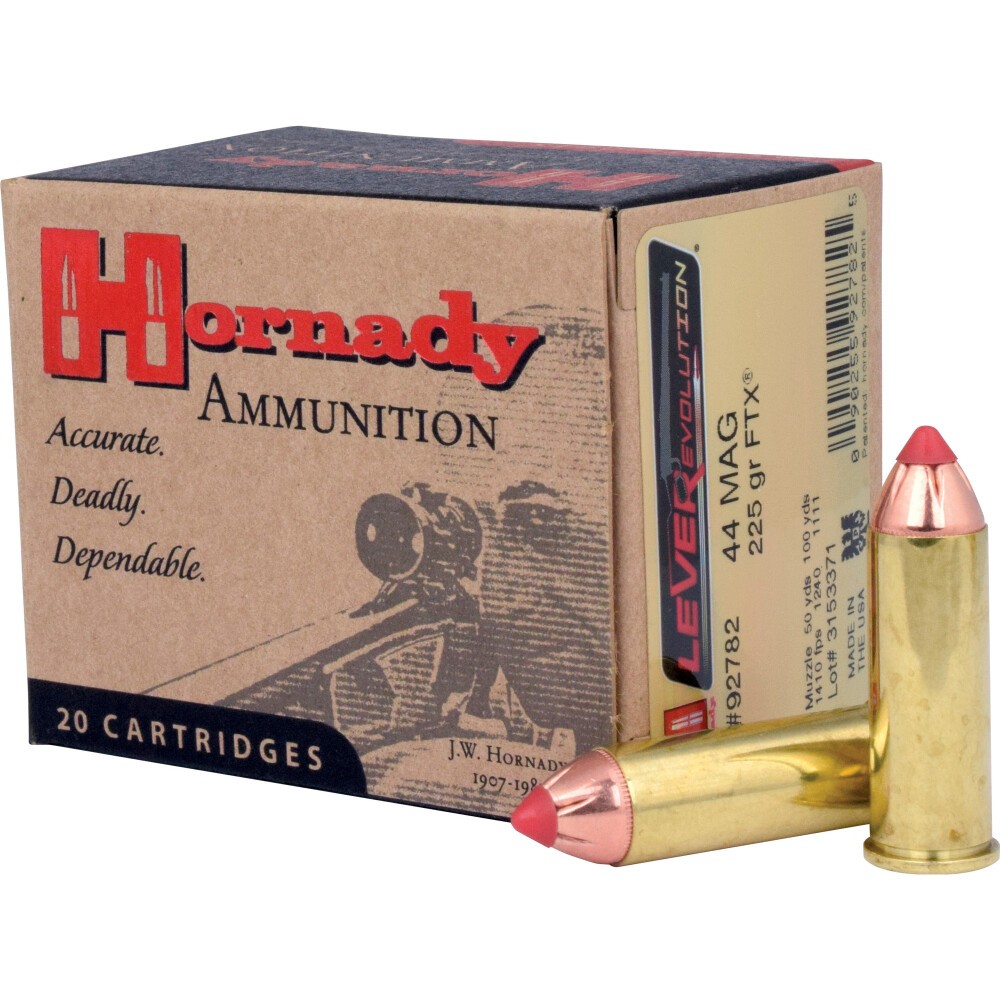 Hornady LEVERevolution 44 Mag 225gr FTX 20rds 92782 [FC90255927825]