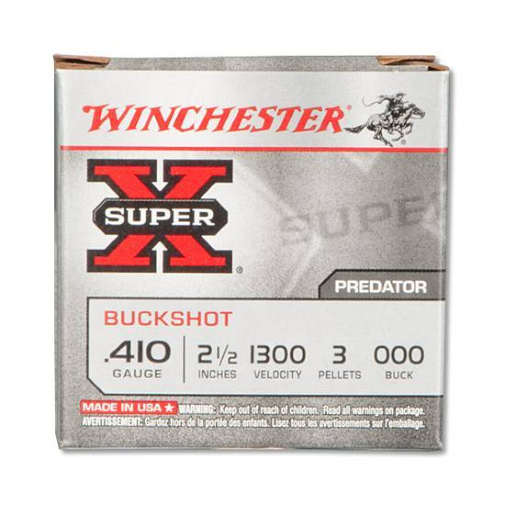Winchester Super X .410 Bore Shotshell 5 Rounds 2 1/2
