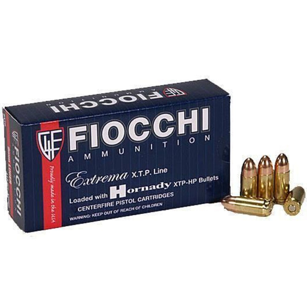 Fiocchi Extrema 9mm 115 Gr XTP JHP Ammo 25 Rounds [FC-762344710488]