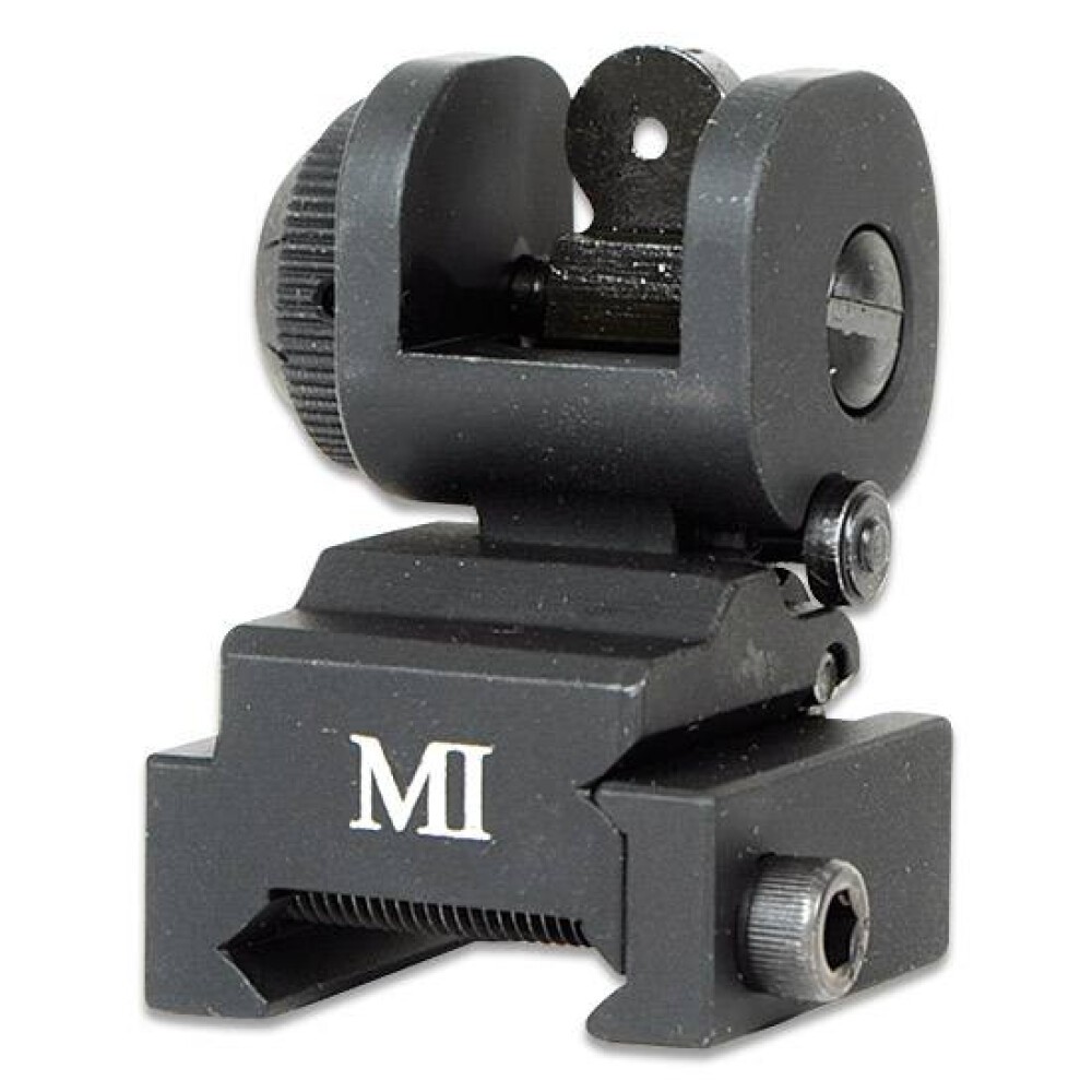 Midwest Inds AR-15 ERS Flip Up Rear Sight Blk MCTAR-ERS [816537011002]