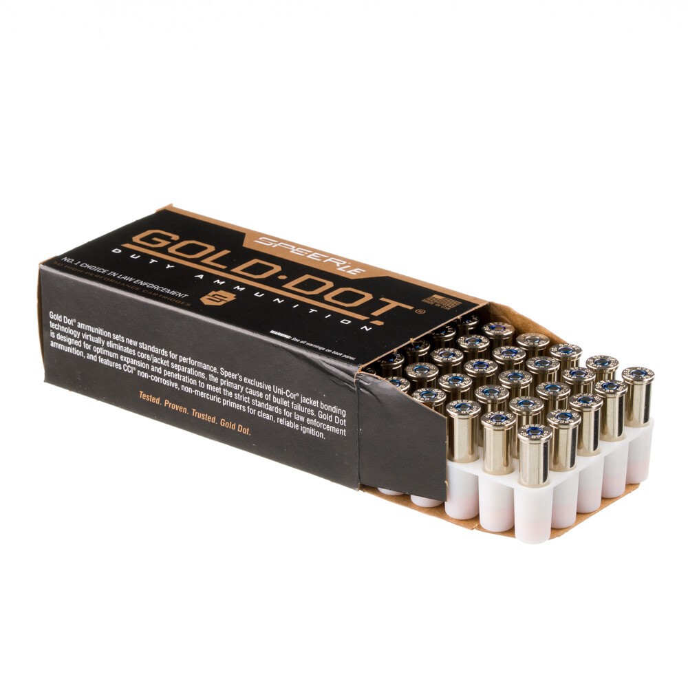 Speer Gold Dot .38 Special +P 125-Grain HP 50-Round Box [76683537201]