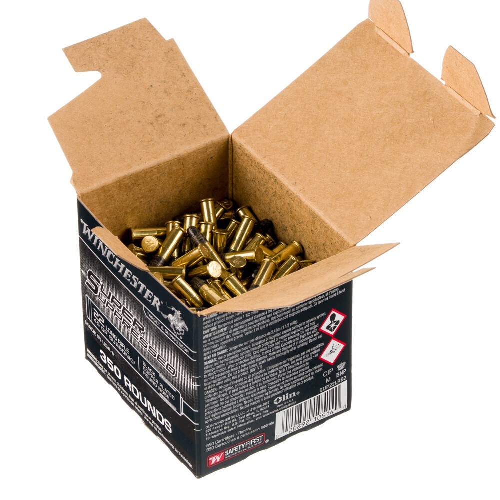 Winchester Super Suppressed .22 LR 1400 Rounds CPRN 45 Grains