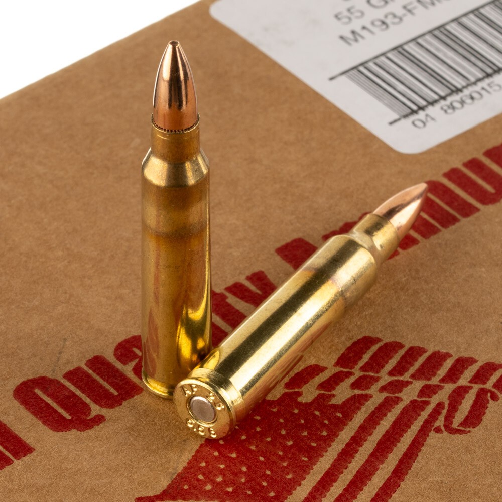 American Quality 5.56 NATO 55gr FMJ 500rds