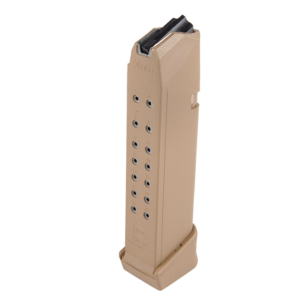 GLOCK 19X 9mm OEM Magazine 19rds Polymer/Steel Coyote [764503027864]