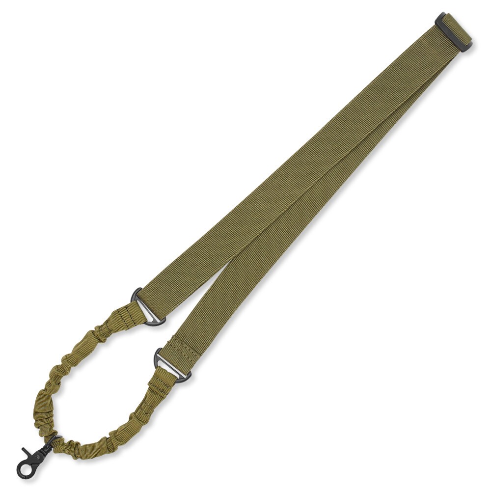 AIM Sports Rifle Sling Single Point Bungee Green AOPSG [858226001956]