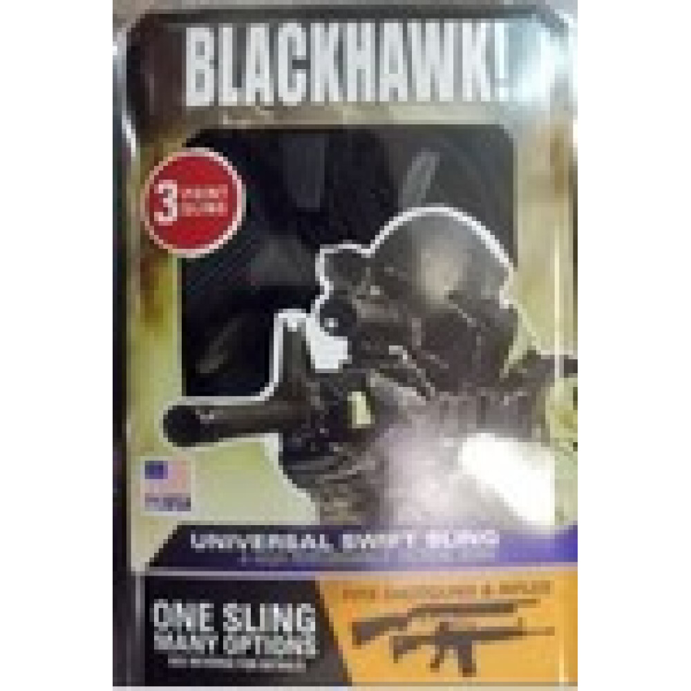 BLACKHAWK! Universal Swift 3-Point Sling Nylon Black [648018127502]