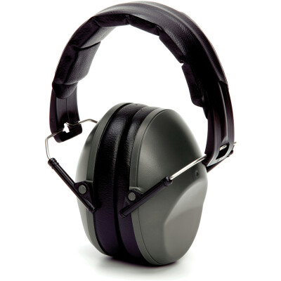Pyramex Safety Products VG90 Series Ear Muff Foldaway Headband 22dB NRR Gray VGPM9010C