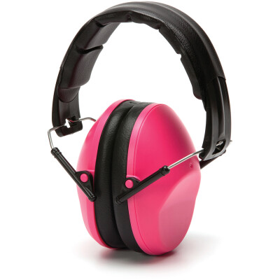 Pyramex Safety Products VG90 Series Ear Muff Foldaway Headband 22dB NRR Pink VGPM9010PC