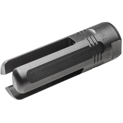 SureFire 3P Eliminator 556 Flash Hider 5.56 NATO/.223 Rem Threaded 1/2"x28 Heat Treated Stainless Steel Black Melonite Finish 3P-ELIMINATOR-556-1/2-28