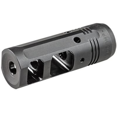 SureFire ProComp 556 Muzzle Brake 5.56 NATO/.223 Rem Threaded 1/2"x28 Heat Treated Stainless Steel Black Melonite Finish PROCOMP-556-1/2-28