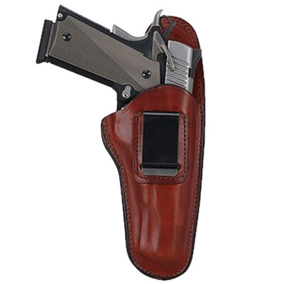 Bianchi #100 Compact Autos Professional Inside Waistband Holster Left Hand Size 11 Leather Plain Tan 19235