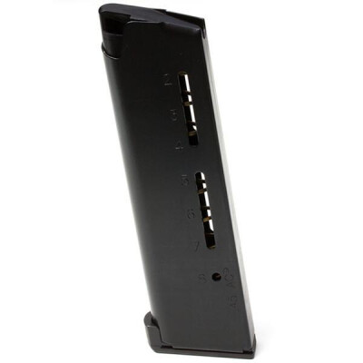 Wilson Combat Elite Tactical Full Size 1911 Magazine .45 ACP 8 Rounds Stainless Steel Black 500BC