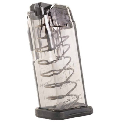 Elite Tactical Systems 9mm Magazine For Glock 26 10 Rounds Polymer Smoke GLK-26