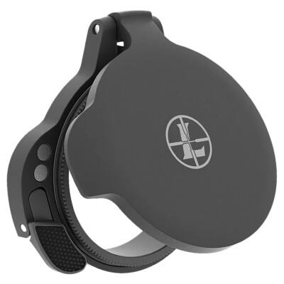 Leupold Alumina Flip-Up Lens Cover VX-6 Eyepiece 36mm Lens Diameter Magnetic Catch Machined Aluminum Construction Matte Black Finish