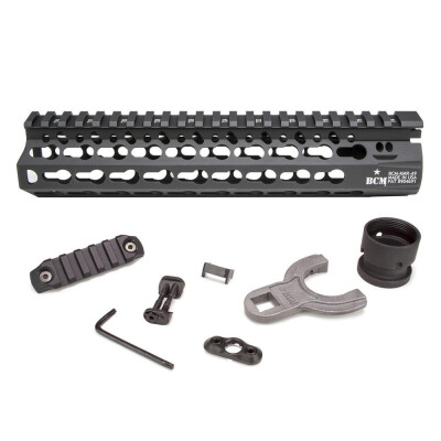 BCM GUNFIGHTER AR-15 ALPHA Rail Handguard 9" Keymod Aluminum Black BCM-KMR-A9-556-BLK 