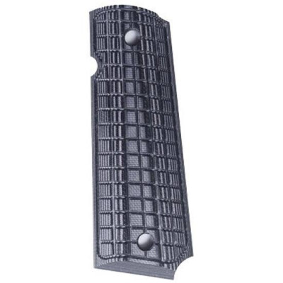 Pachmayr 1911 Full Size Dominator Grips G10 Gray/Black Checkered 61001