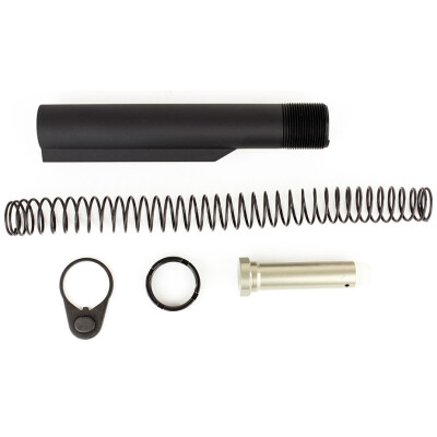 Aero Precision AR-15/M4 Carbine Buffer Kit Mil-Spec 6 Position Buffer Tube Aluminum Black