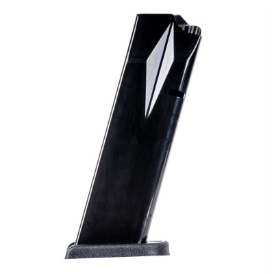 Diamondback DBF AM2 12 Round Magazine 9mm Luger With Flat Bottom Base Plate Alloy Body Black Finish