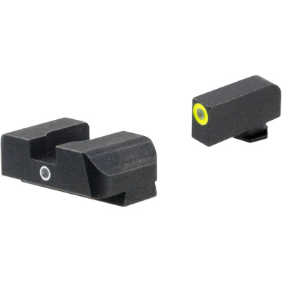 Ameriglo Sight Set for Glock Green Tritium Front Dot with LumiGreen Outline and Green Rear Single-Dot
